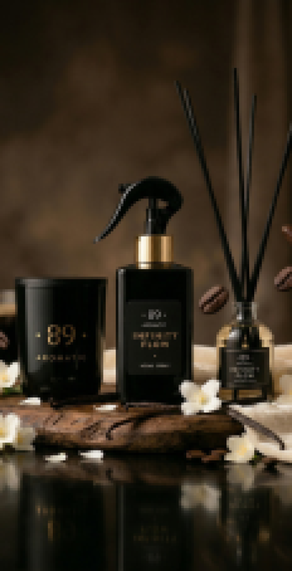 Aromatic89 SET Difuzér, interiérový sprej a svíčka - Infinity Flow