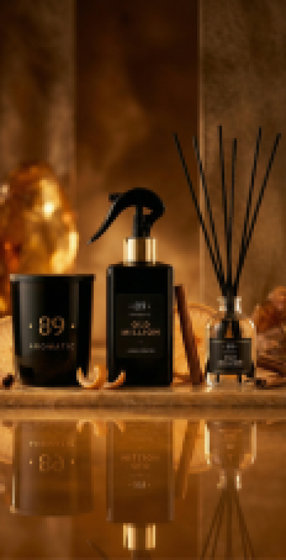 Aromatic89 SET Difuzér, interiérový sprej a svíčka - Old Million